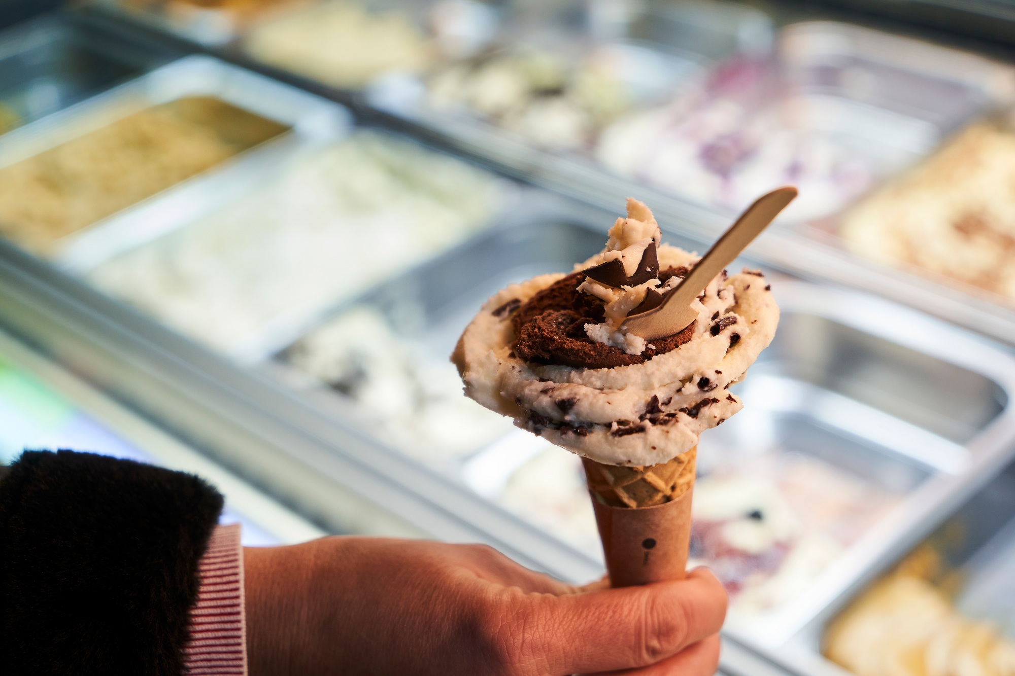 ice cream display case