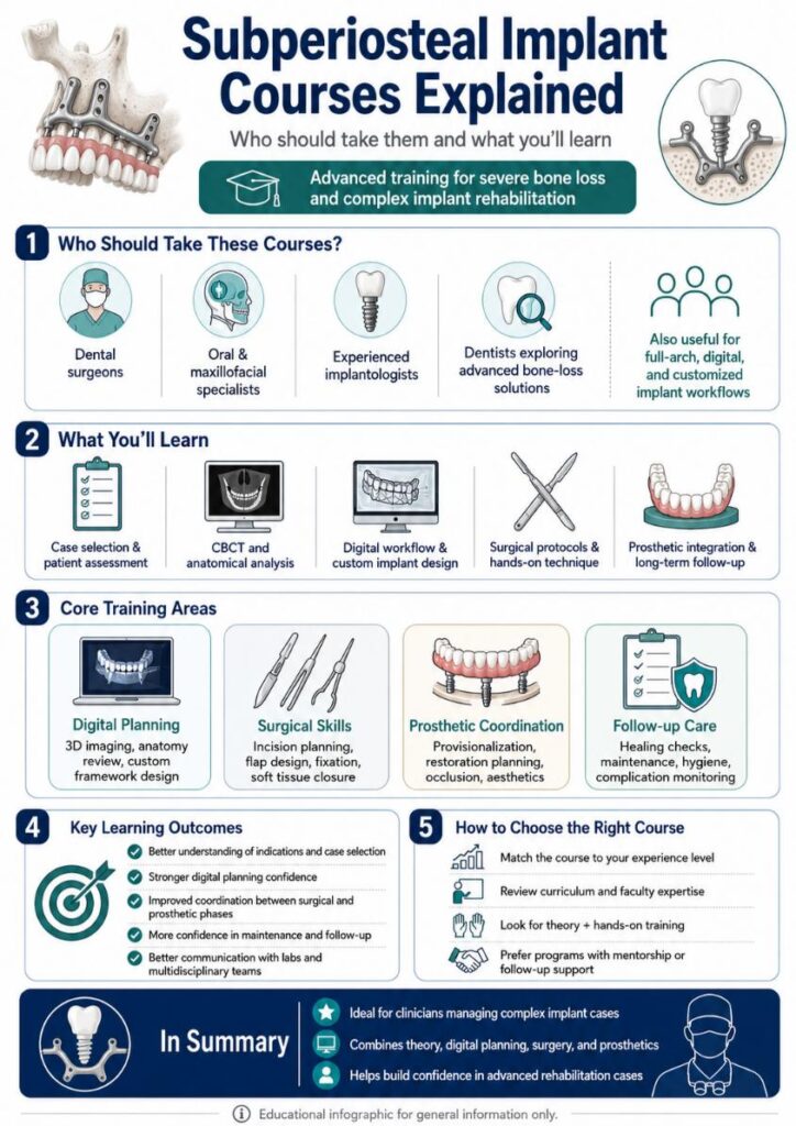subperiosteal implant courses
